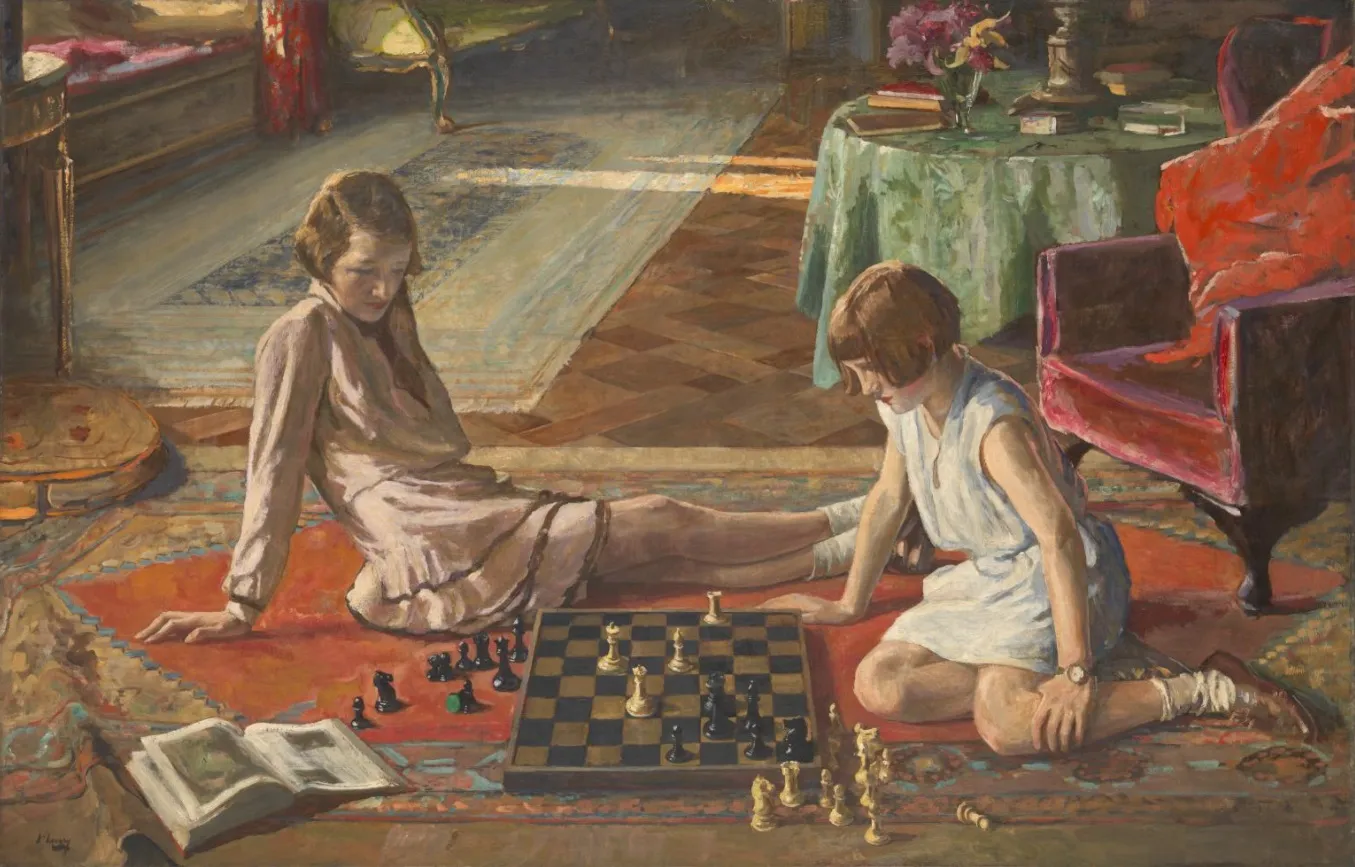 Картина ирландского художника Джона Лавери (1929 г. Лондон).