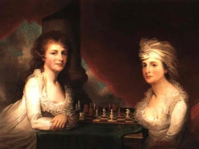 Гилберт Чарльз Стюарт, «Портрет мисс Хетти и Мэри Моррис», 1795