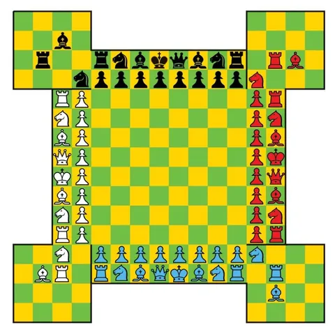 Four-handed chess