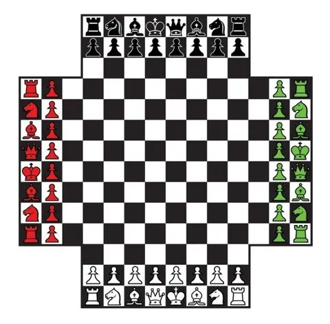 Four-handed chess