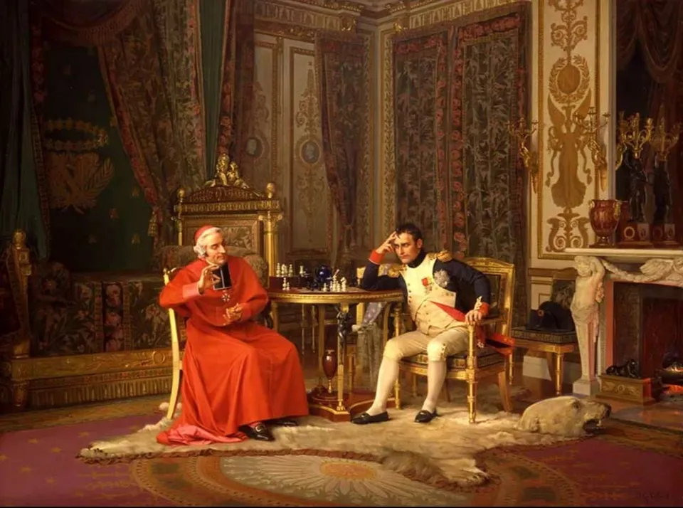 Jean-Georges Vibert, Schach, Entstehungsjahr unbekannt
