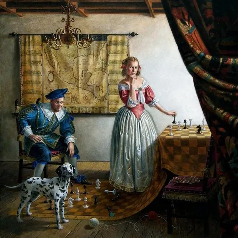 Michail Chochlatschow, surrealistischer Maler