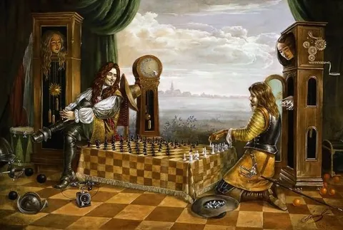 Michail Chochlatschow, surrealistischer Maler