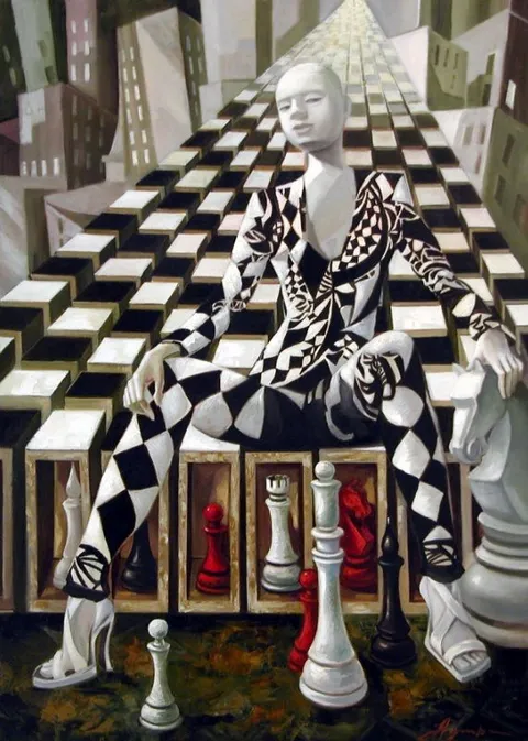 Michail Chochlatschow, surrealistischer Maler